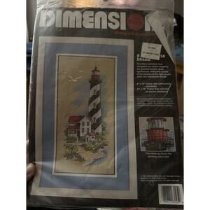 Dimension Stamped Cross-stitch A Lighthouse Dream